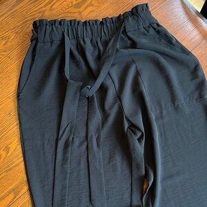 Love Charcoal Gathered Waist Pants